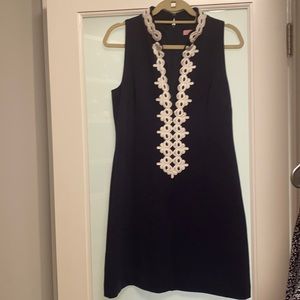 Lily navy blue sleeveless dress